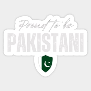 Proud pakistani, Pakistan flag Sticker